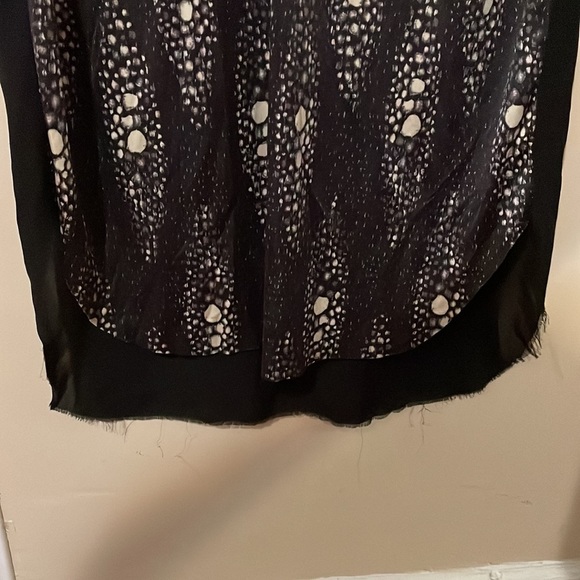 Ulla Johnson Grey V-Neck  Python Print Midi Dress - Picture 9 of 10